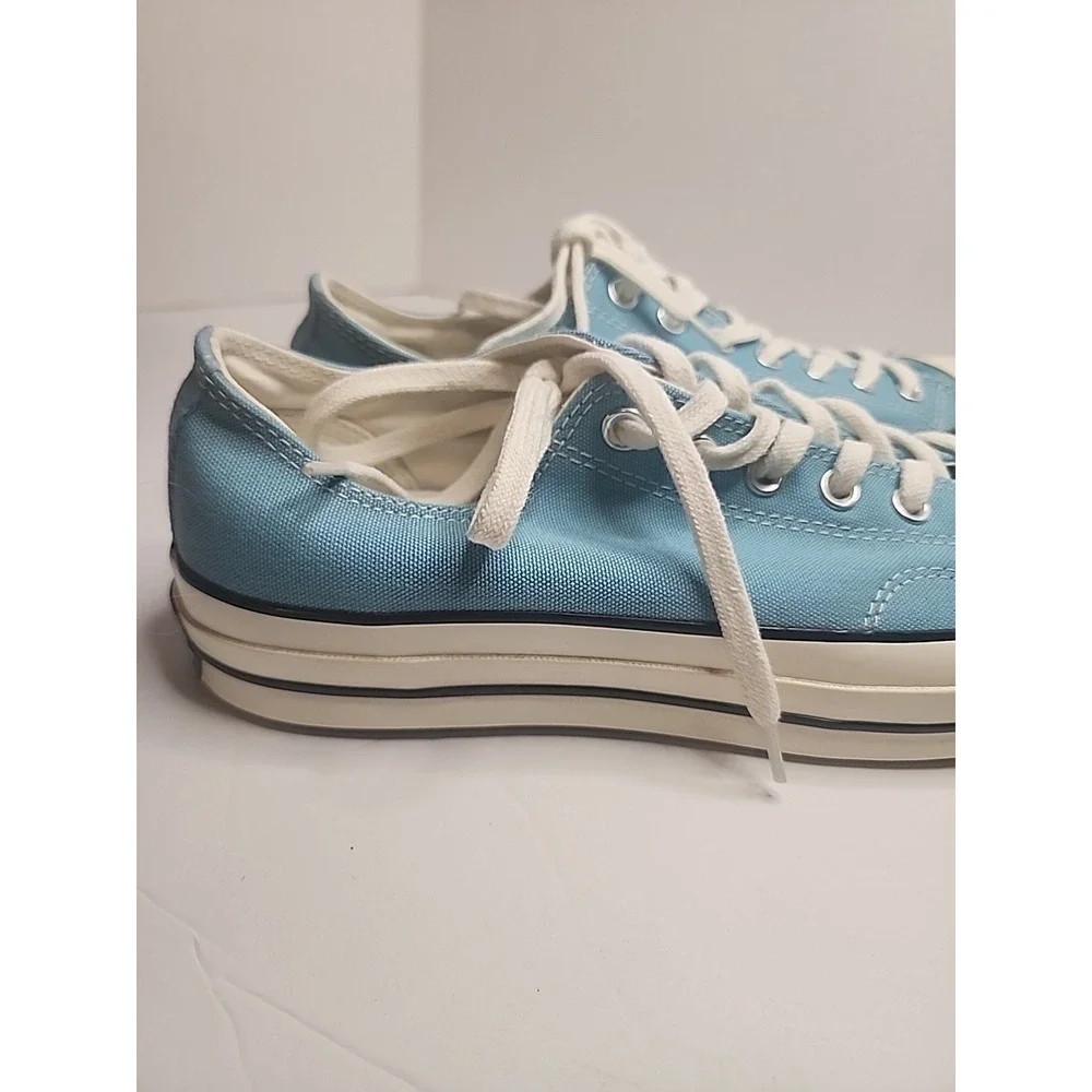 Converse Chuck‎ 70 OX Shoes Mens 10.5 Womens 12.5 Blue Low Top Sneakers
